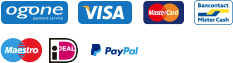 Ogone, Visa, Mastercard, bancontact, Maestro, IDeal,Paypal